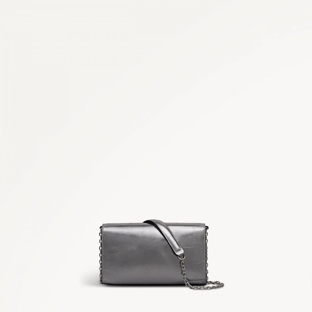 The Rathbone Metallic Micro Flapover Cross Body Bag