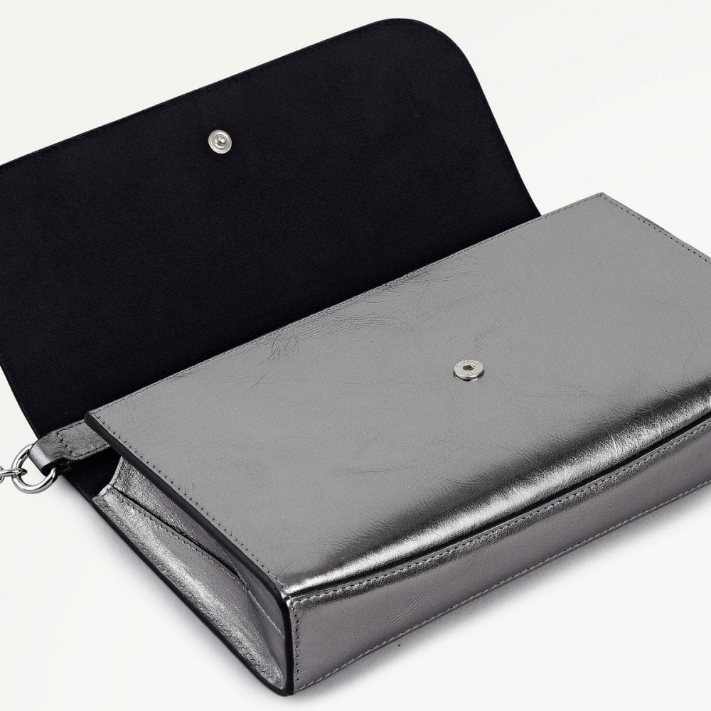 The Rathbone Metallic Micro Flapover Cross Body Bag