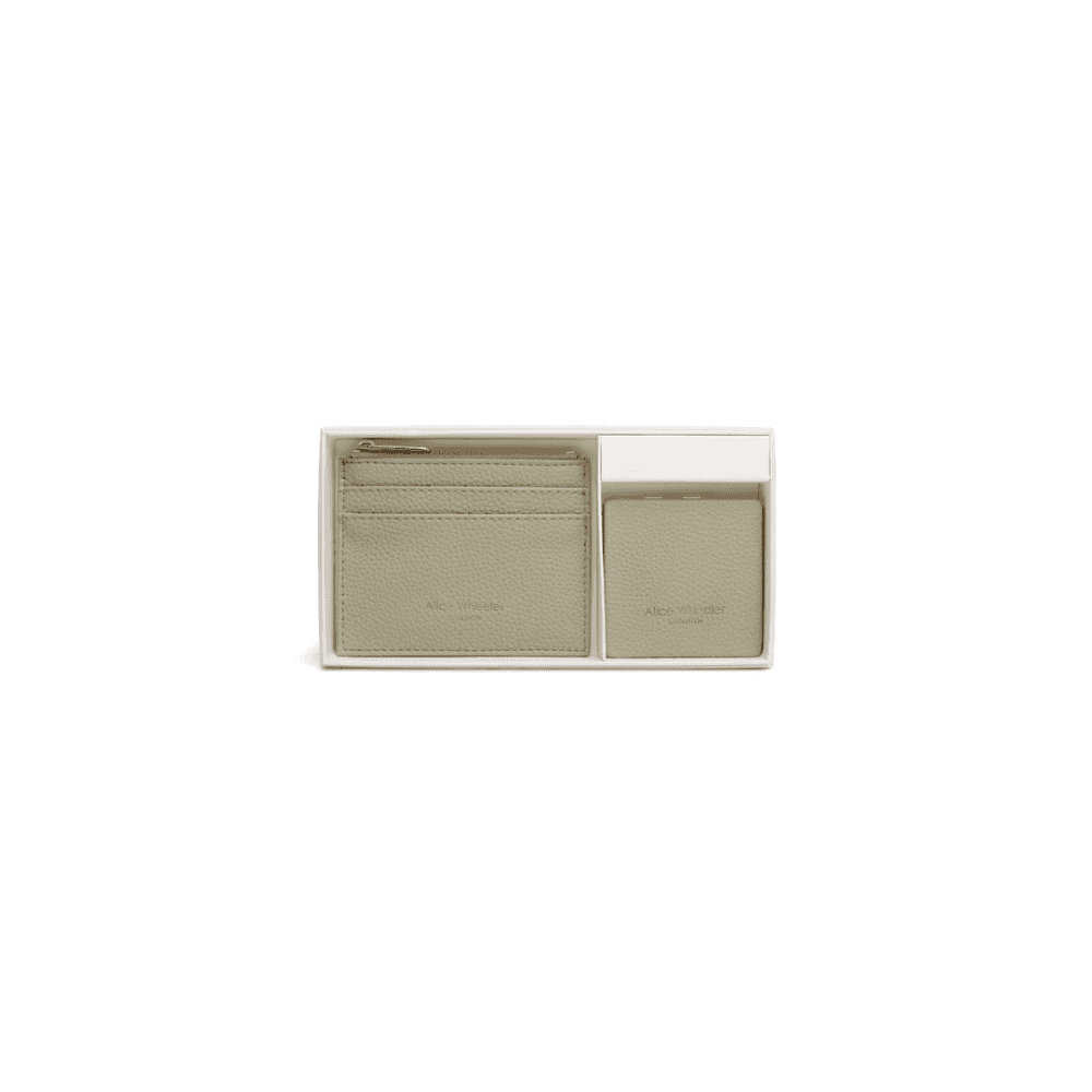 Pistachio Purse & Mirror compact