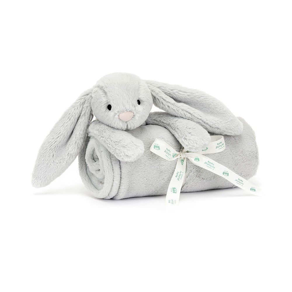 Bashful Silver Bunny Blankie
