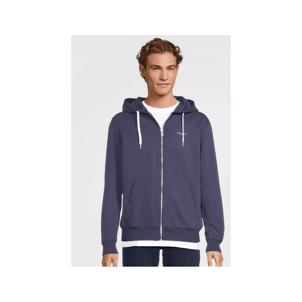 Brushed Cotton Zip Hoodie