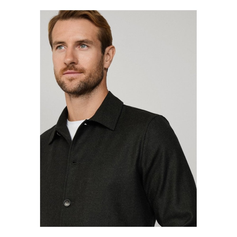 Herringbone Flannel Overshirt