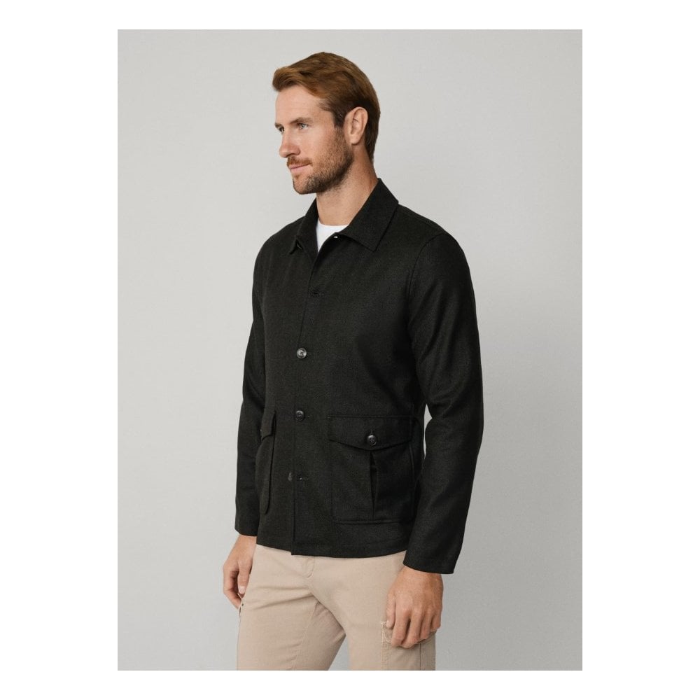 Herringbone Flannel Overshirt