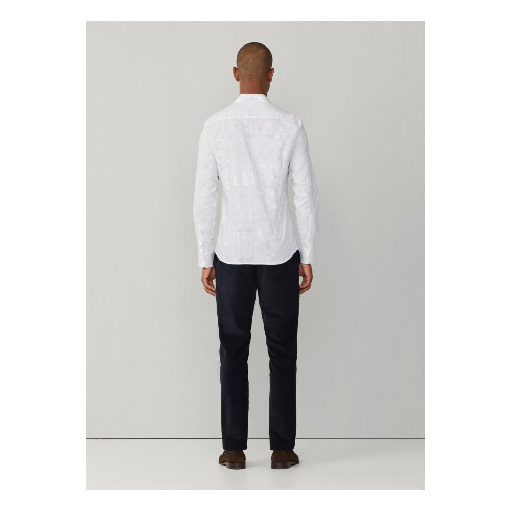 Tailored Fit Mini Pinpoint Print Shirt