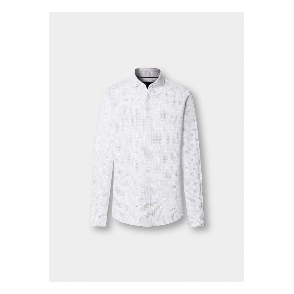 Tailored Fit Mini Pinpoint Print Shirt
