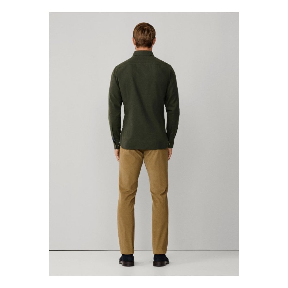 Tailored Fit Multi Trim Flannel Shirt