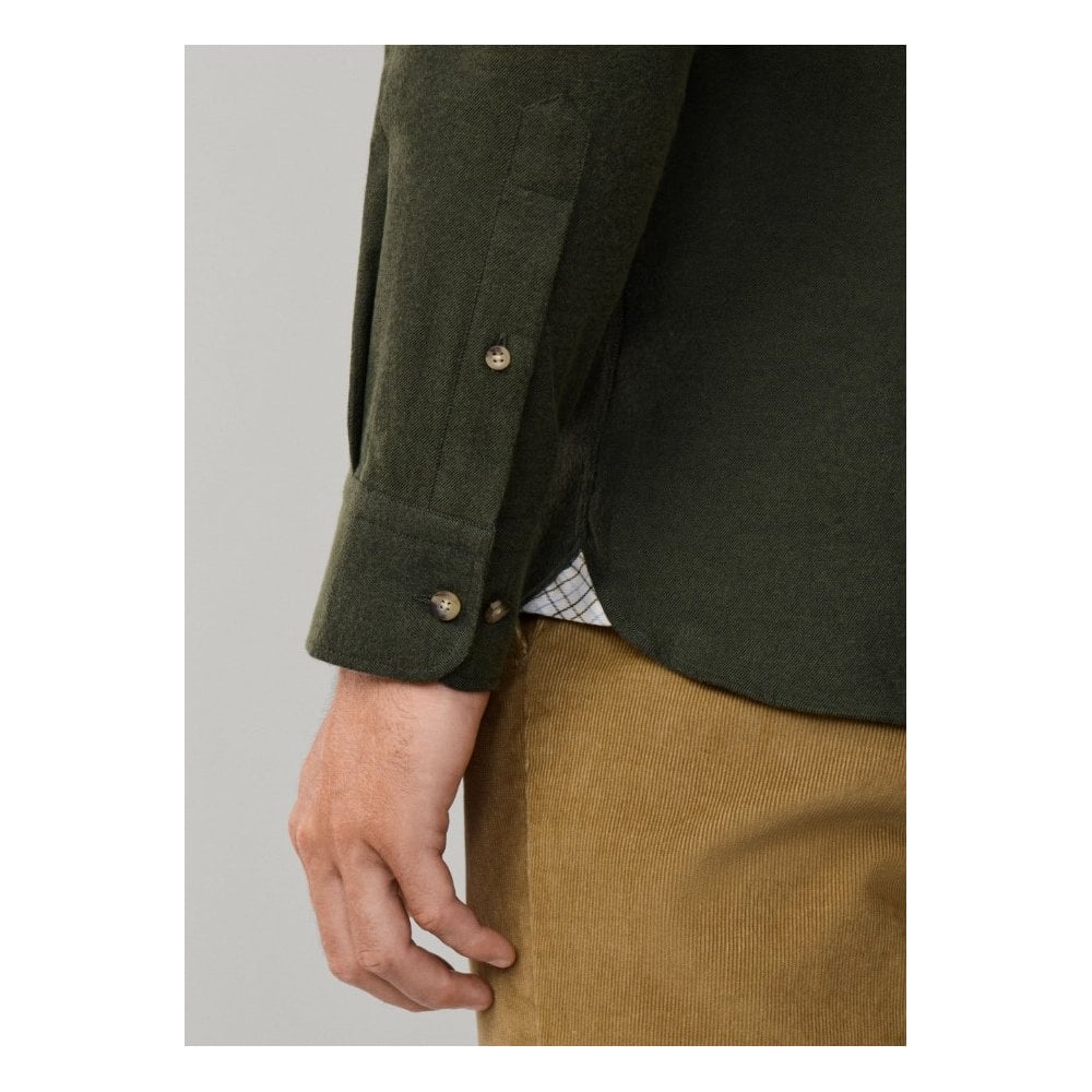 Tailored Fit Multi Trim Flannel Shirt