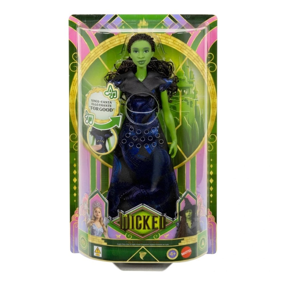 Wicked: For Good Doll Singing Elphaba 30cm