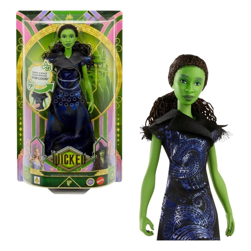 Wicked: For Good Doll Singing Elphaba 30cm