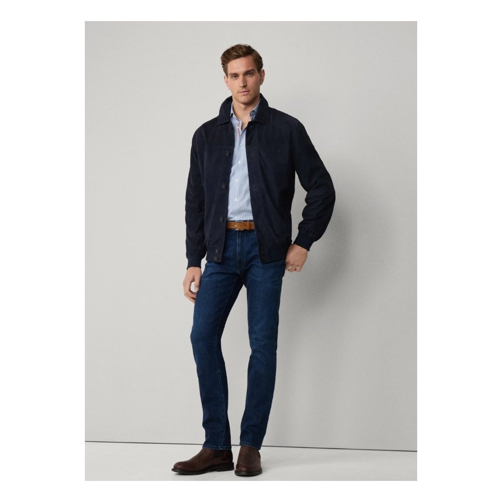 Slim Fit Dark Wash Stretch Denim