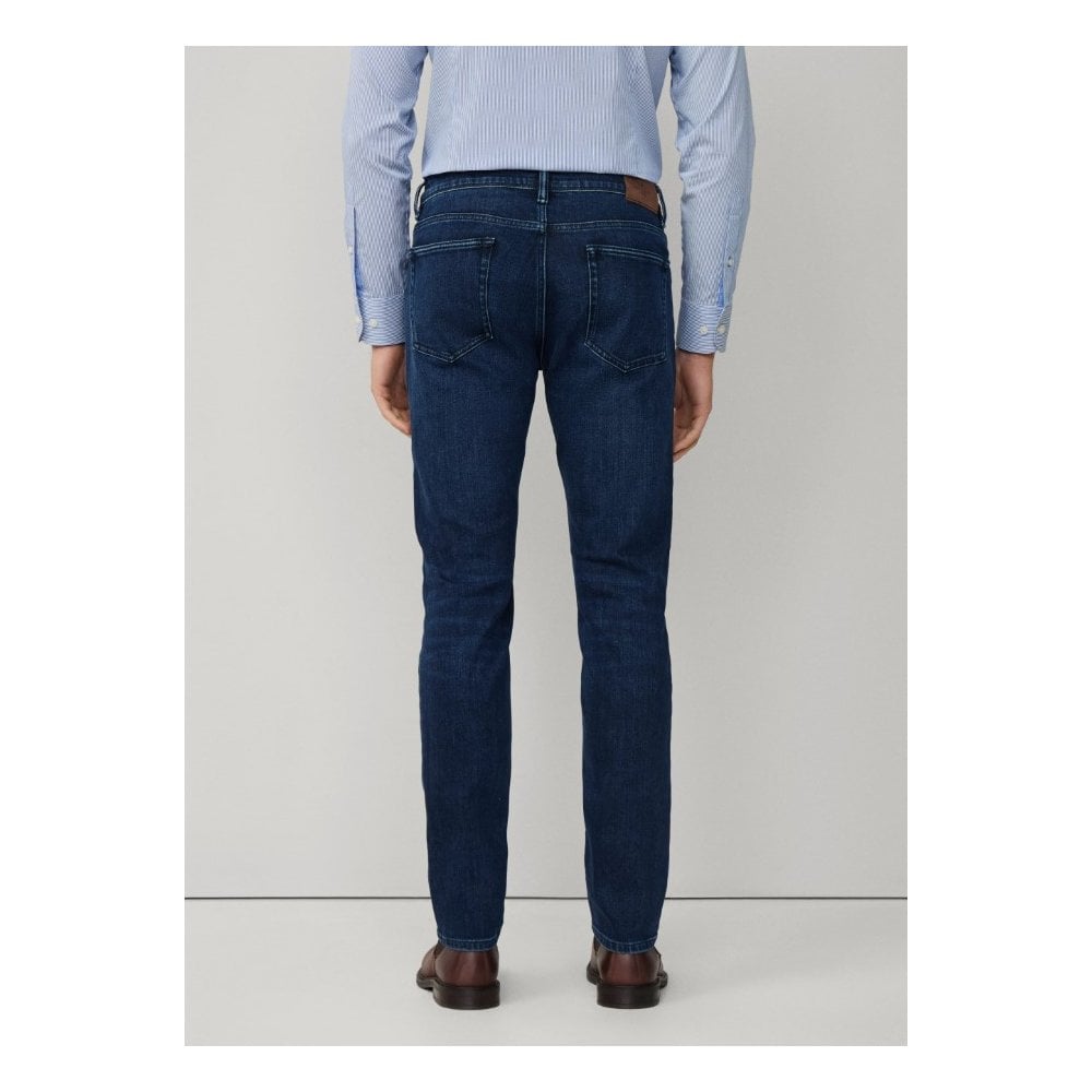 Slim Fit Dark Wash Stretch Denim
