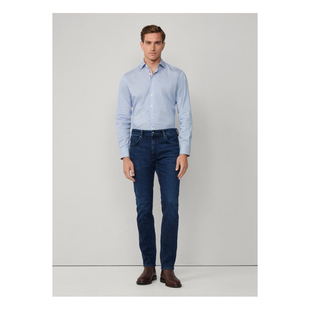 Slim Fit Dark Wash Stretch Denim