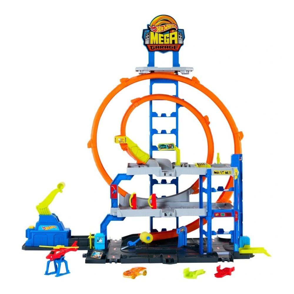 Hot Wheels City Mega Loop Garage Playset