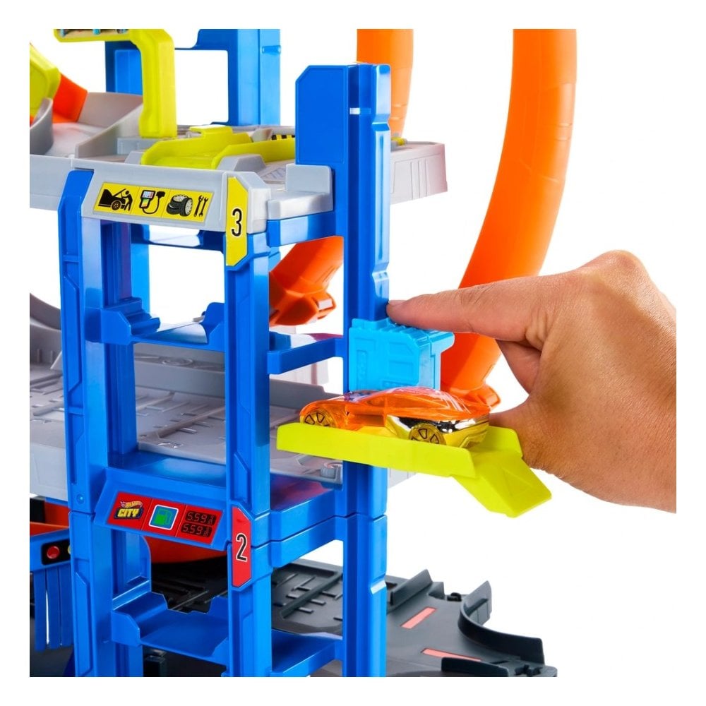 Hot Wheels City Mega Loop Garage Playset