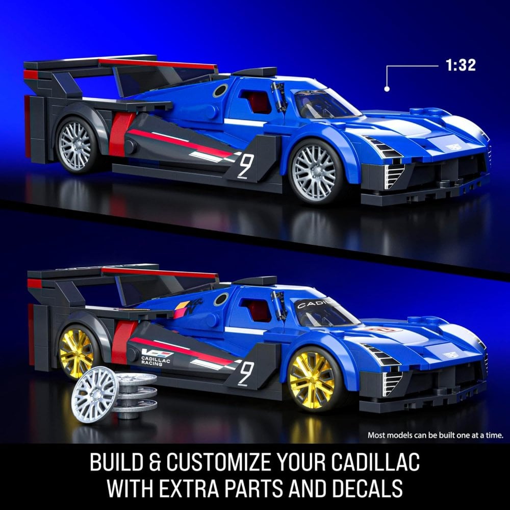 Hot Wheels Speed Cadillac Project GTP Hyper Car Building Set