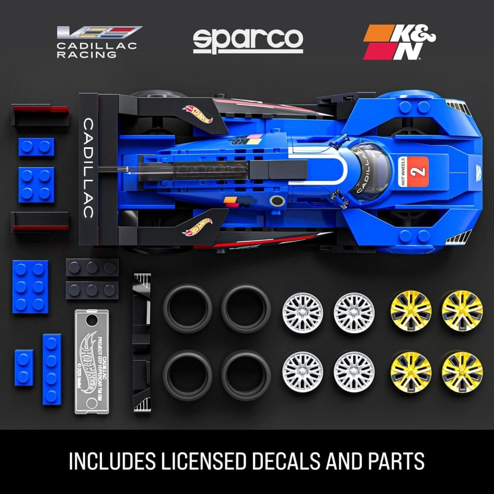 Hot Wheels Speed Cadillac Project GTP Hyper Car Building Set