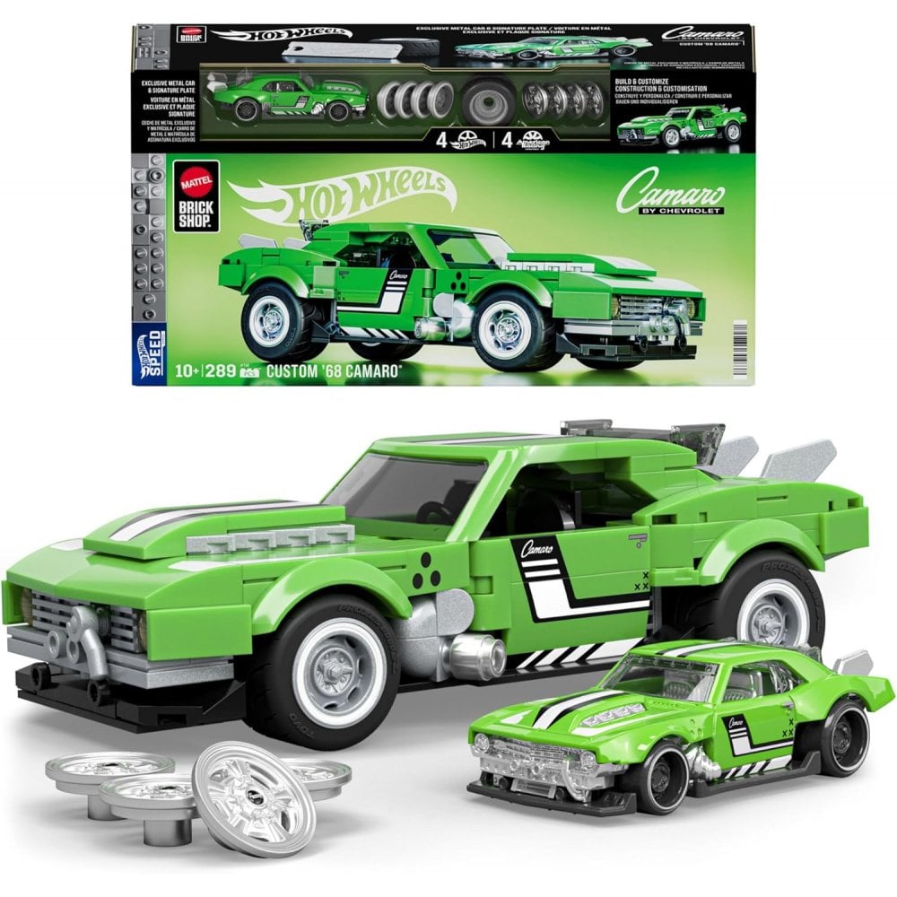Hot Wheels Speed Custom 68 Camero Building Set