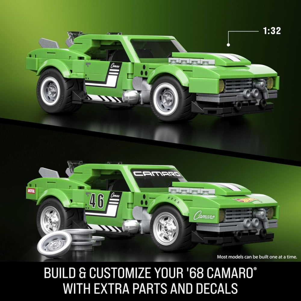 Hot Wheels Speed Custom 68 Camero Building Set