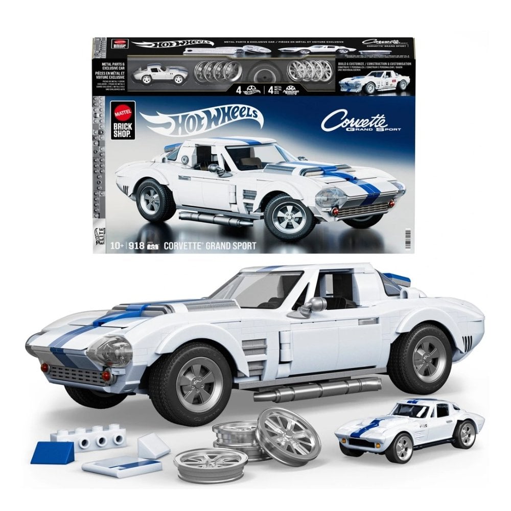 Hot Wheels Elite Corvette Grand Sport Building Set