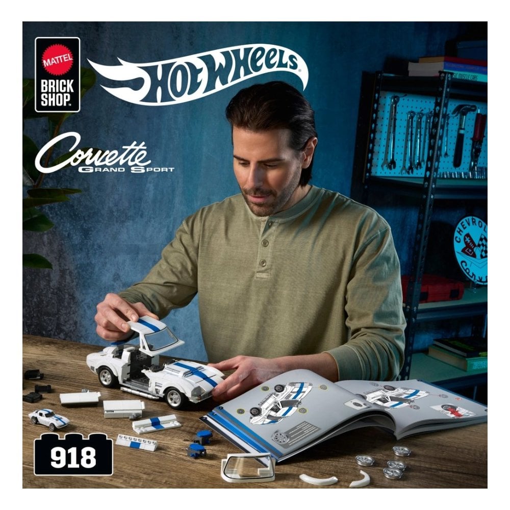 Hot Wheels Elite Corvette Grand Sport Building Set