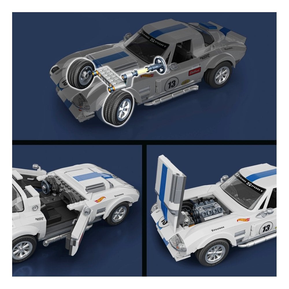 Hot Wheels Elite Corvette Grand Sport Building Set