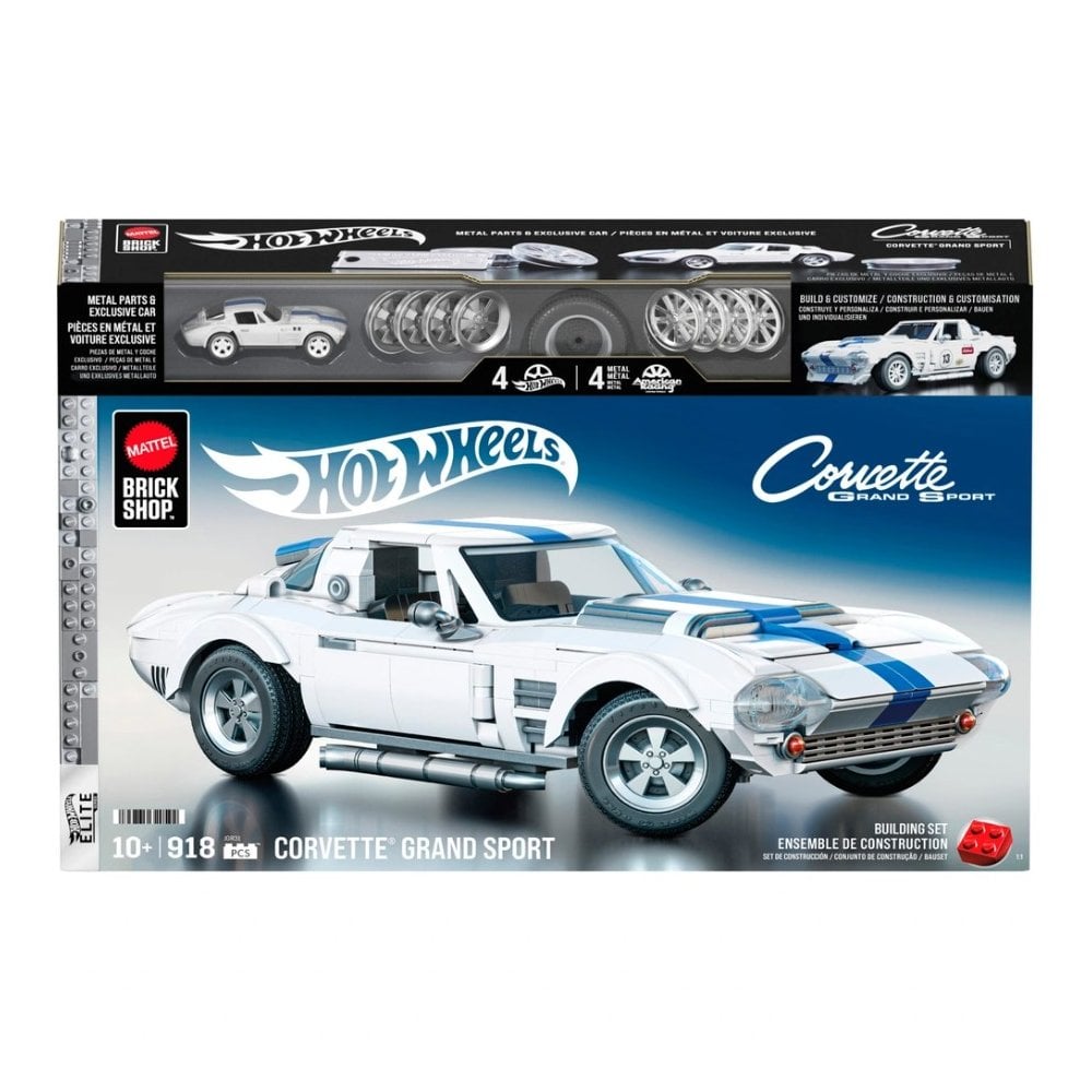 Hot Wheels Elite Corvette Grand Sport Building Set