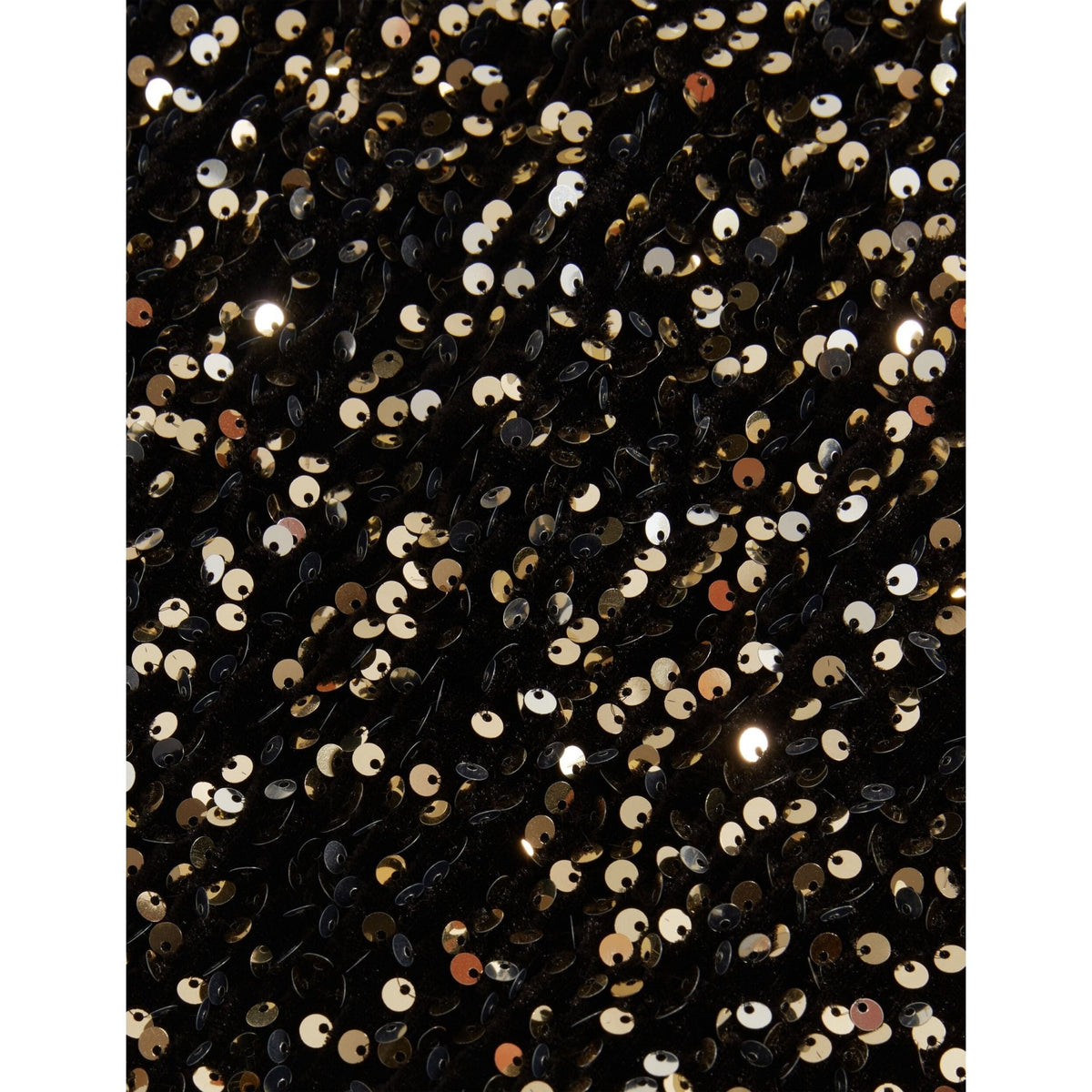 Pearsom Sequined Velvet High Waist Mini Skirt