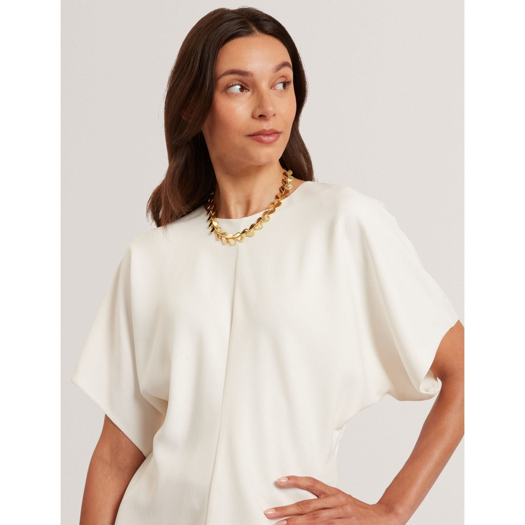 Maradam Crepe Slouch Sleeve Hourglass Top