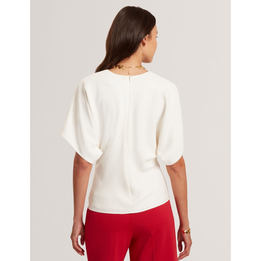 Maradam Crepe Slouch Sleeve Hourglass Top
