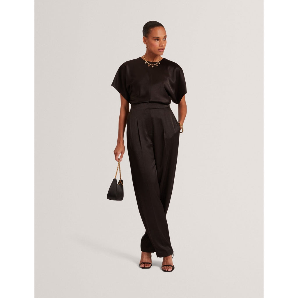 Marada Satin Boxy Sleeve Hourglass Top