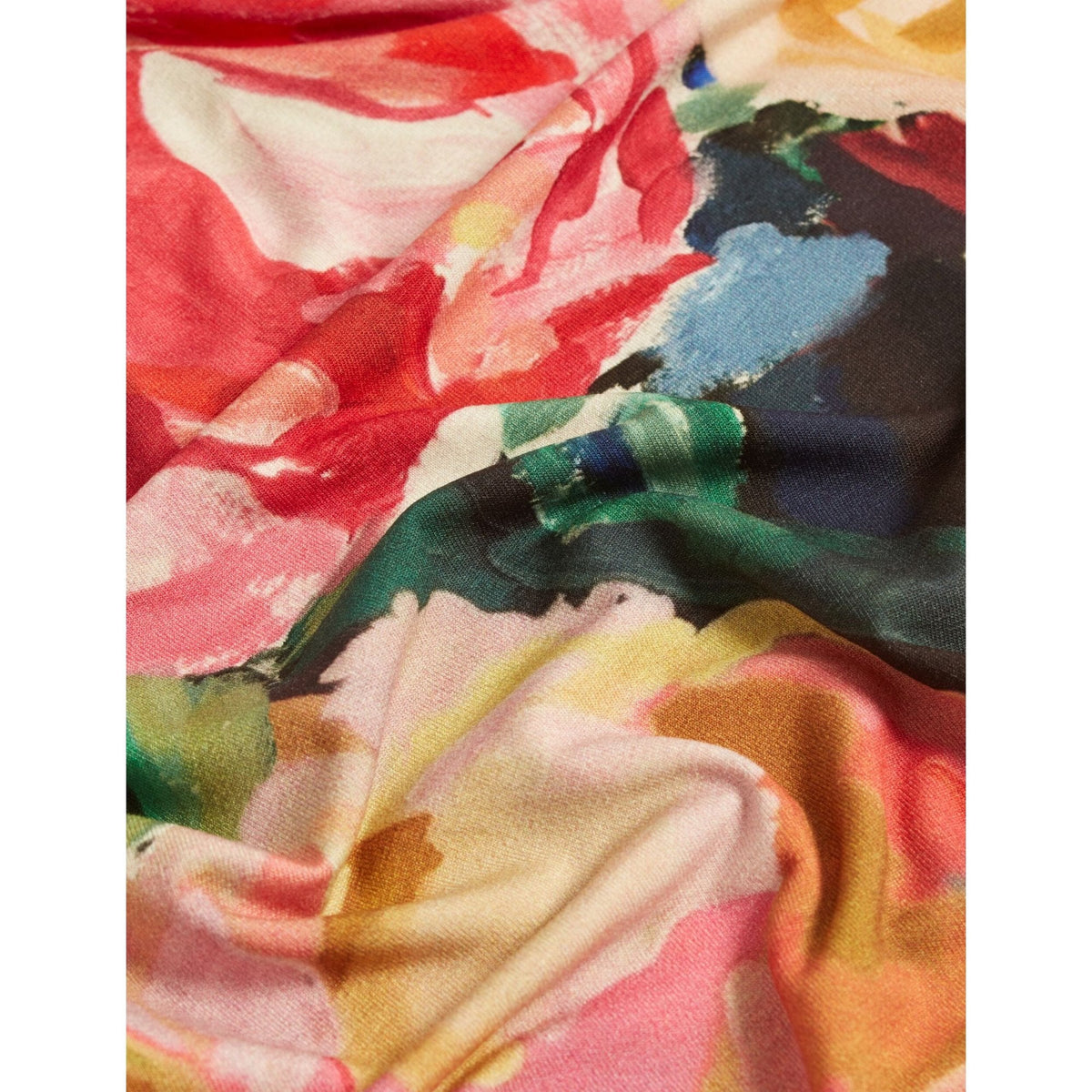 Mayfla Rose Print Soft Touch Fitted T-Shirt