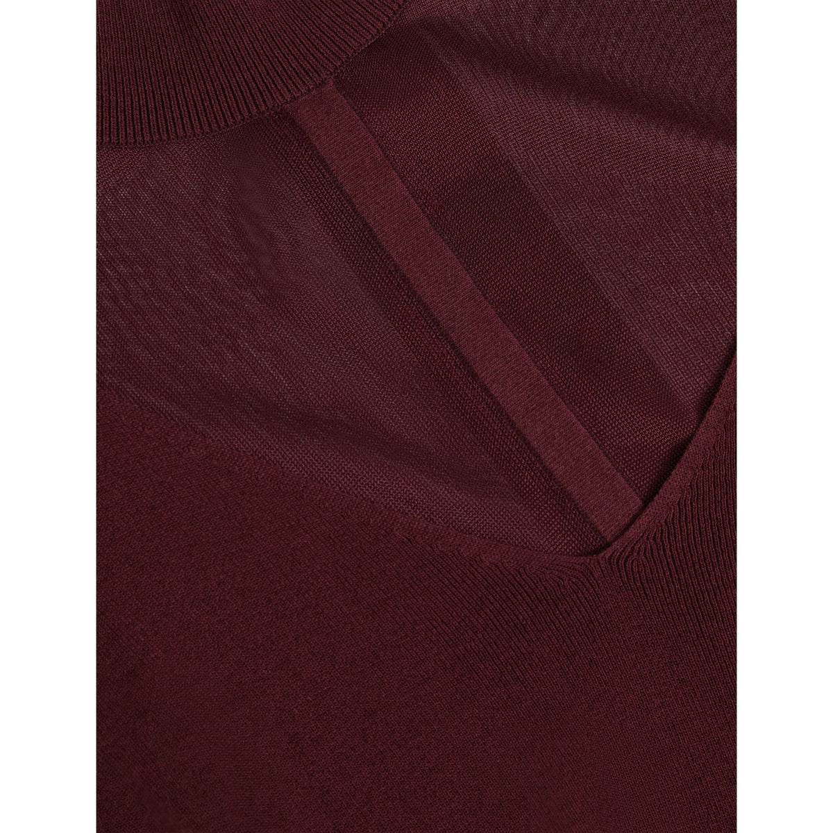 Ibissa Sheer Panel Knit Short Sleeve Top