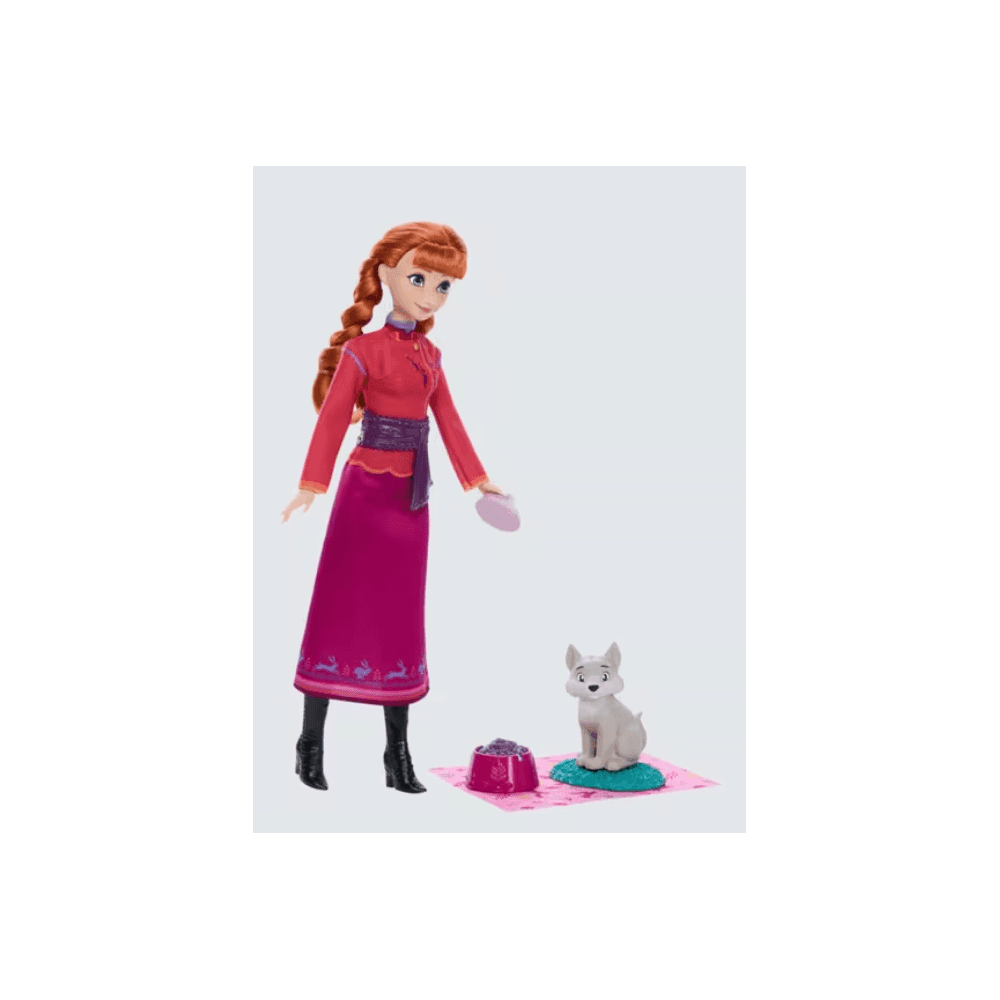 Disney Frozen Anna + Baby Wolf
