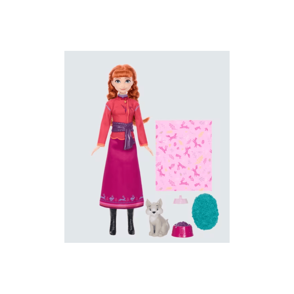 Disney Frozen Anna + Baby Wolf