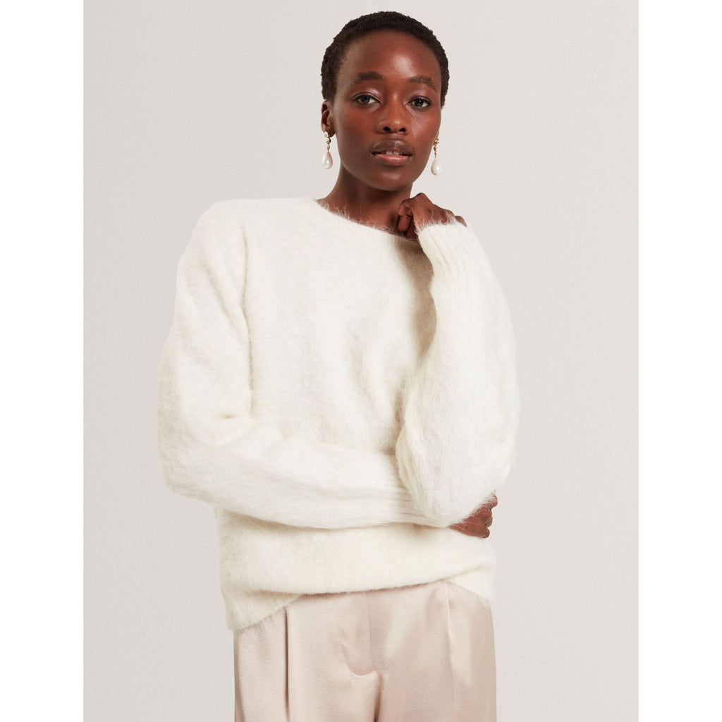 Mirrani Brushed Alpaca Wool Relaxed Jumper