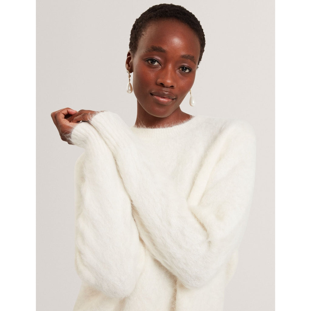 Mirrani Brushed Alpaca Wool Relaxed Jumper