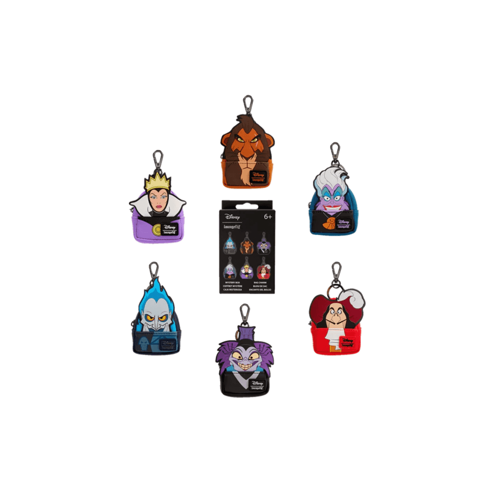 LF DISNEY VILLAINS MYSTERY MINI BACKPACK BAG CHARMS-EA