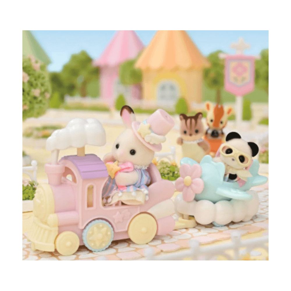 Amusement Park Ride Set- Plane & Train