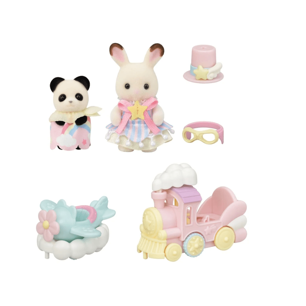 Amusement Park Ride Set- Plane & Train