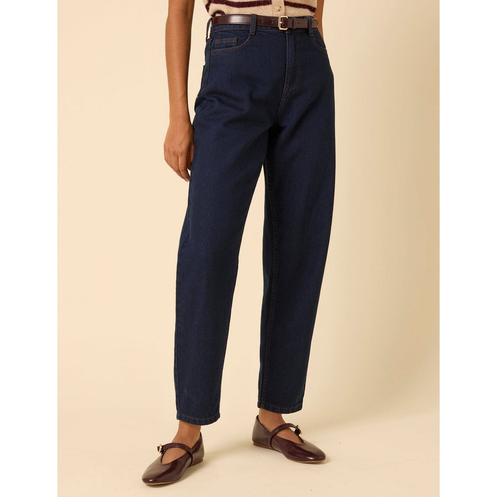 High Rise Putney Barrel Leg Jeans