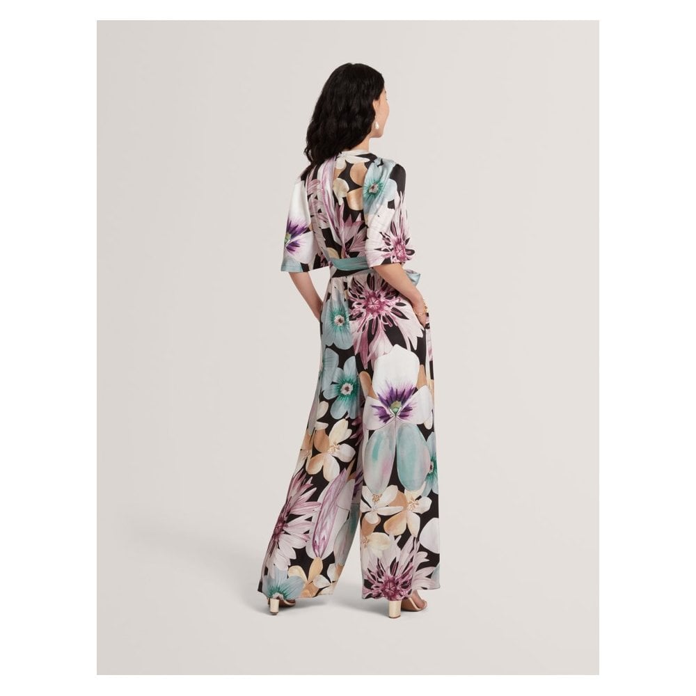 Sunshi Floral Wide Leg Jumpsuit