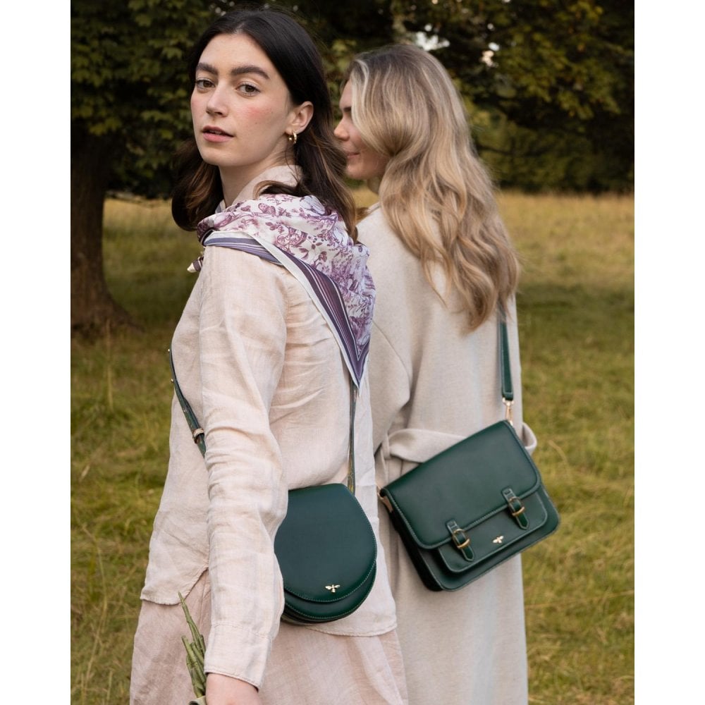 Into the Woods Green Classic Satchel