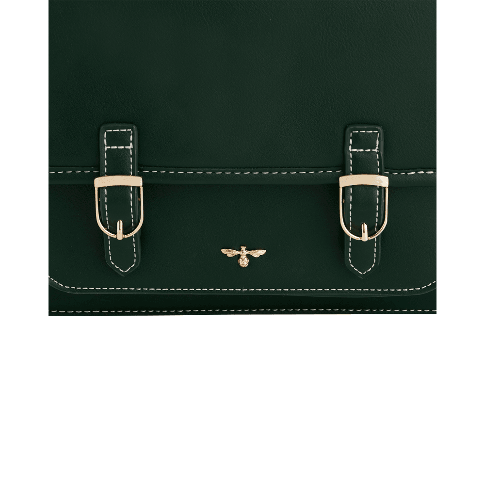 Into the Woods Green Classic Satchel