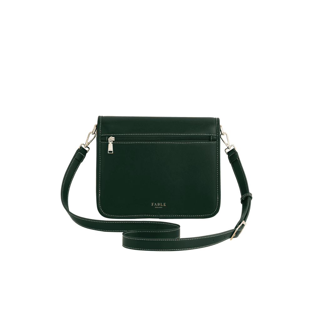 Into the Woods Green Classic Satchel