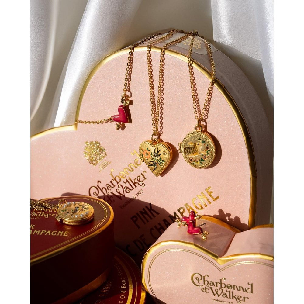 Running Bunny Locket Necklace