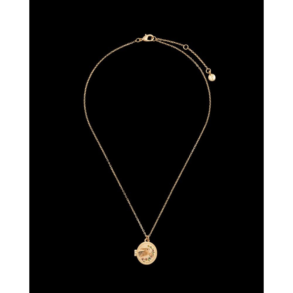 Running Bunny Locket Necklace