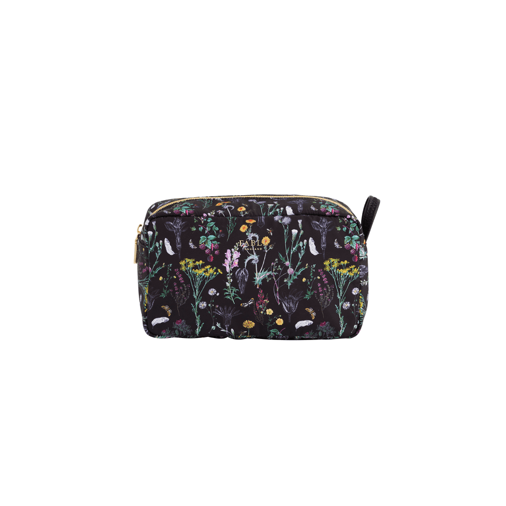 Wilderness Black Cosmetic Bag