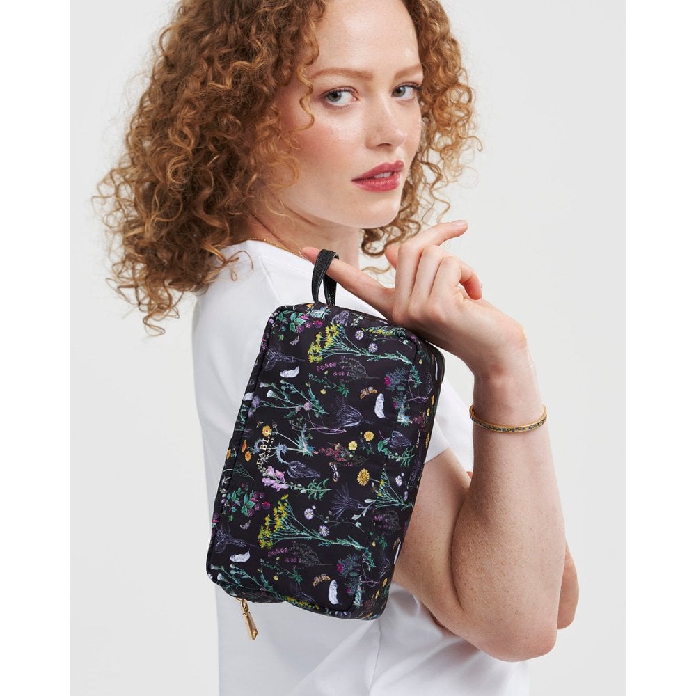 Wilderness Black Cosmetic Bag