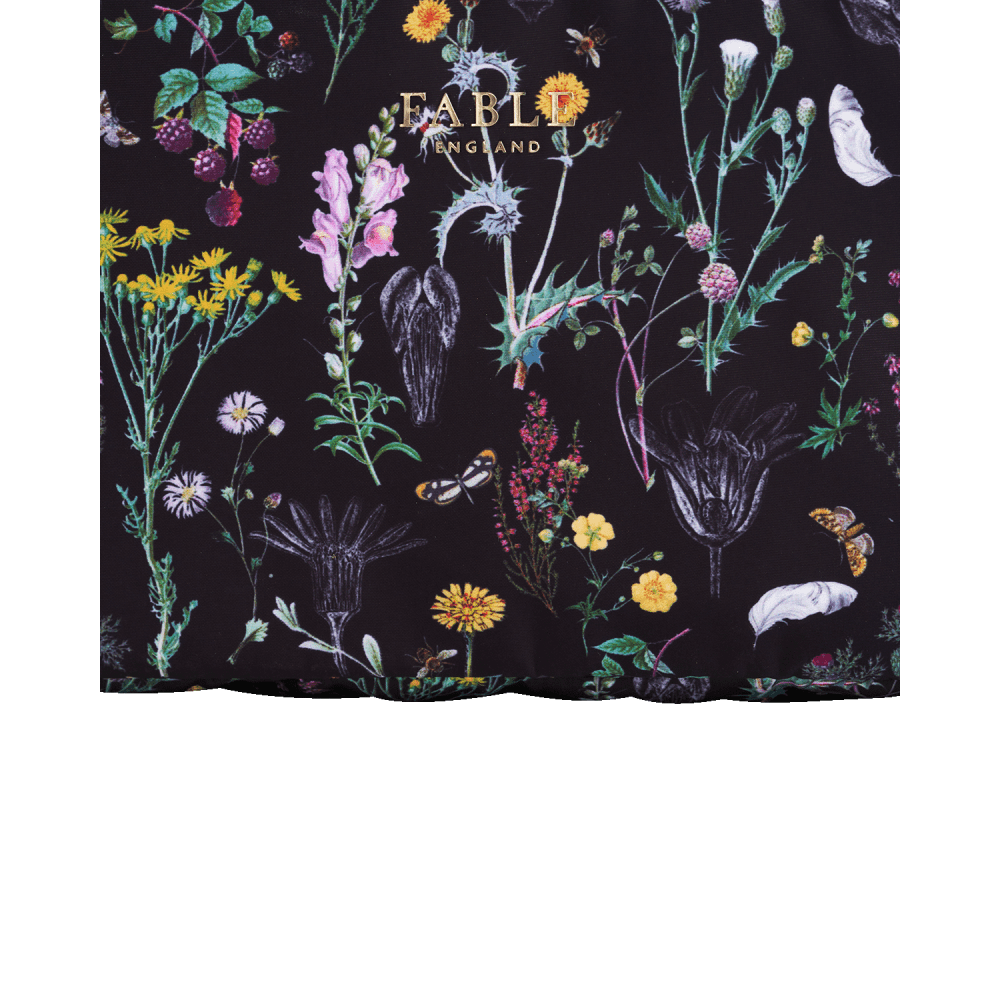 Wilderness Black Cosmetic Bag