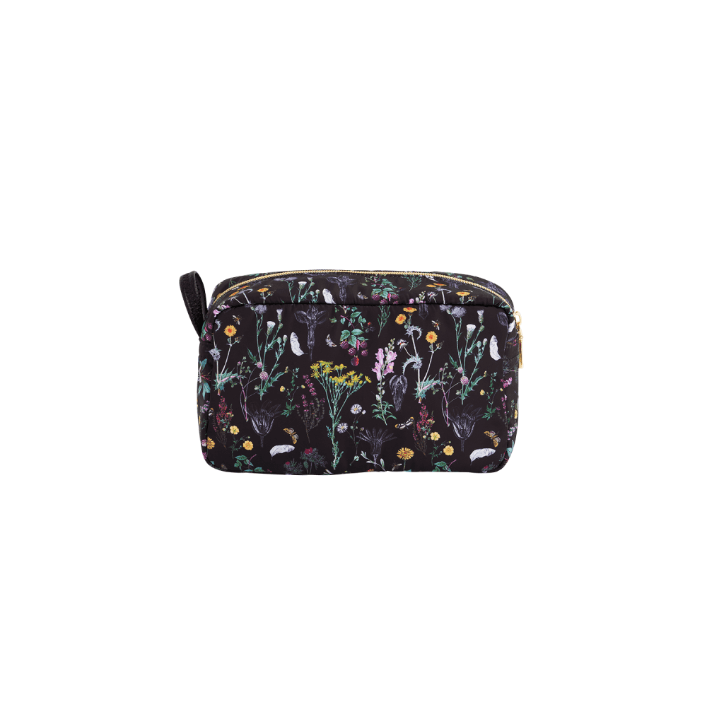 Wilderness Black Cosmetic Bag